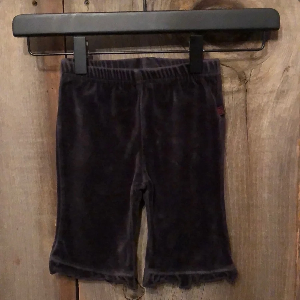 2004 Old Navy Infant Black Velour Pants Size 3-6 Months